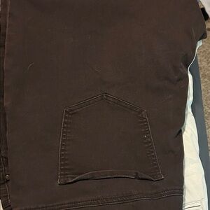 Catherines Black Straight Leg Pants